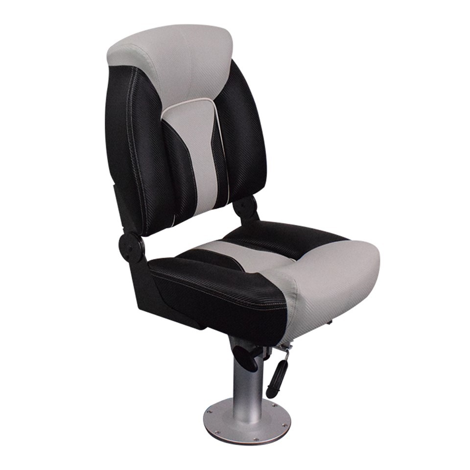 Marine opvouwbare lage rugleuning visbootstoel